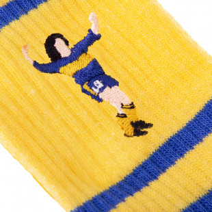 Maradona x COPA Boca Embroidery Tery Socks