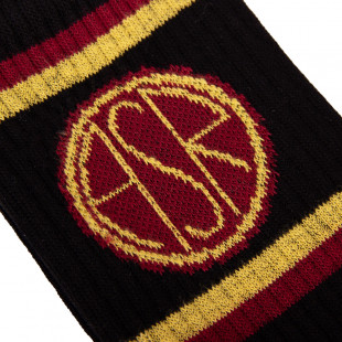 AS Roma Black Taper Socks
