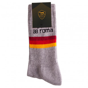 AS Roma Stripes Terry Socks (grey)