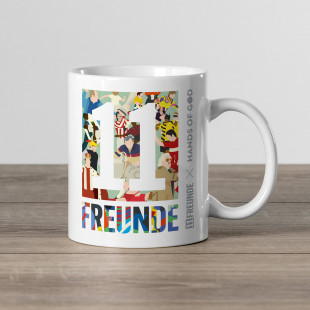 Design-Tasse - 11FREUNDE x HANDS OF GOD: 11FREUNDE Clash