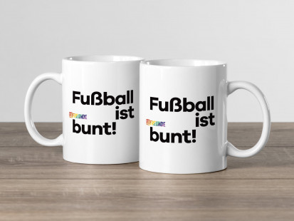 Design-Tasse - 11FREUNDE: Fußball ist bunt