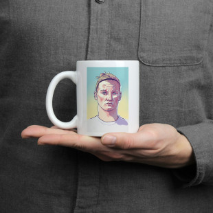 Design-Tasse - 11FREUNDE x Ronny Heimann: Alexandra