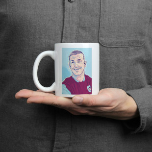 Design-Tasse - 11FREUNDE x Ronny Heimann: Chris