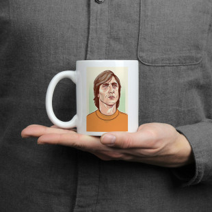 Design-Tasse - 11FREUNDE x Ronny Heimann: Johan