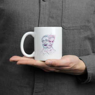 Design-Tasse - 11FREUNDE x Ronny Heimann: Jürgen