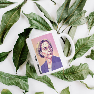 Design-Tasse - 11FREUNDE x Ronny Heimann: Martina