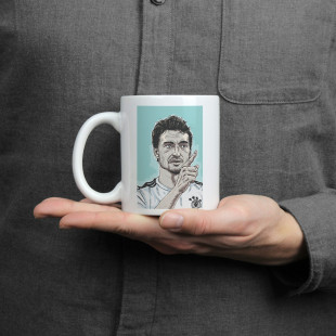 Design-Tasse - 11FREUNDE x Ronny Heimann: Mats