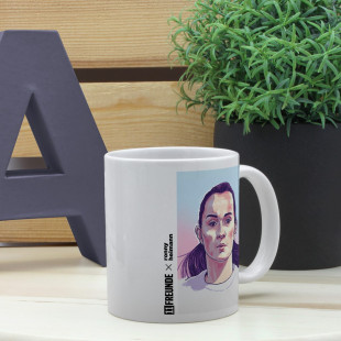 Design-Tasse - 11FREUNDE x Ronny Heimann: Sara