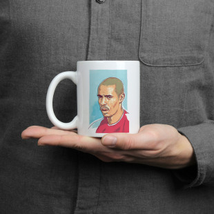 Design-Tasse - 11FREUNDE x Ronny Heimann: Thierry