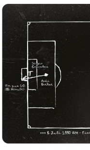 Frühstücksbrettchen: Brehme 1990 (Vorbestellung) - Elfmeter zum WM-Sieg 1990