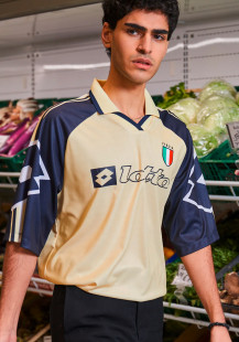 Calcio 93 Tricot Shirt - Pastel Yellow