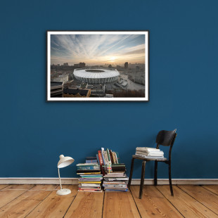 Himmel über dem Olympiastadion Kiew - 11FREUNDE BILDERWELT