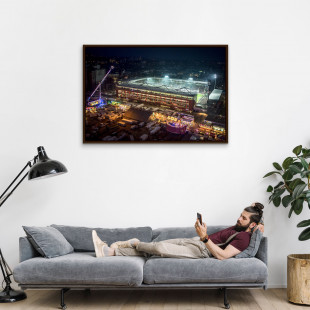 Millerntor und Hamburger Dom (2) - 11FREUNDE SHOP - FC St. Pauli - Fußball Fotos als Wandbild bestellen