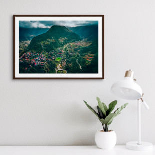 Im Hochland von Madeira - Fußballplatz Portugal - Wandbild