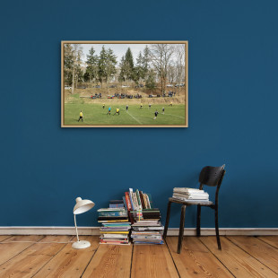 Abparken und Zuschauen - Wandbild