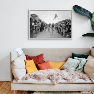 Coppi und Bartali am Col d'Izoard 1949 - Wandbild