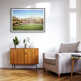 Stadion des AO Ydras - Wandbild