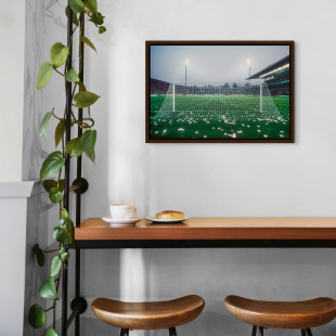 Flutlicht im Bökelbergstadion 1982 - Wandbild