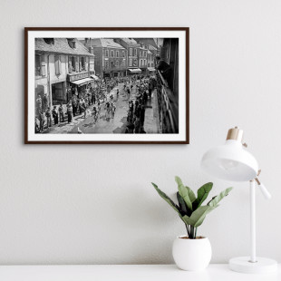 In Lannemezan bei der Tour 1955 - Wandbild