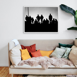 Im Flutlichtschein - Fußball Foto Wandbild - 11˘FREUNDE SHOP