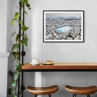 Griechischer Winter - Wandbild