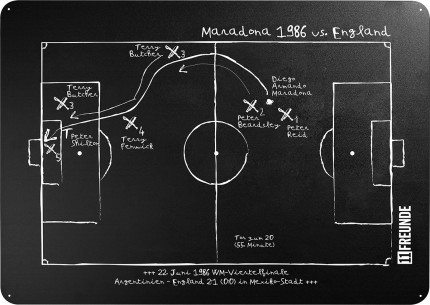 Magnettafel: Maradona 1986 - 11FREUNDE SHOP