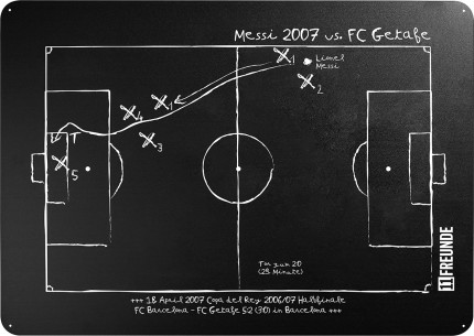 Magnettafel: Messi 2007 - 11FREUNDE SHOP