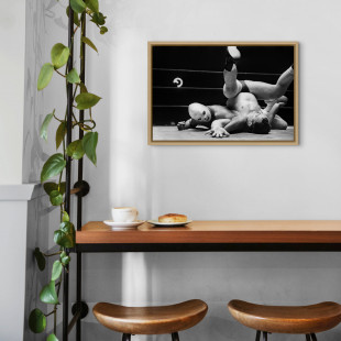 Catchen in Paris - Sport Fotografie als Wandbild - Wrestling Foto - NoSports Magazin - 11FREUNDE SHOP
