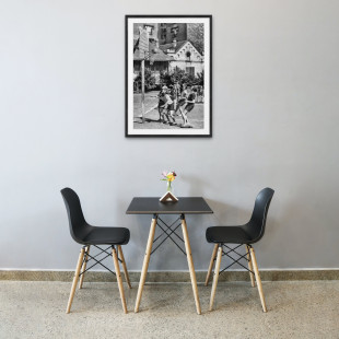 Basketball spielende Mädchen 1929 - Sport Fotografien als Wandbilder - Basketball Foto - NoSports Magazin - 11FREUNDE SHOP