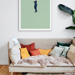 Stumpen-Rudi - Schalke 04 Poster - 11FREUNDE SHOP