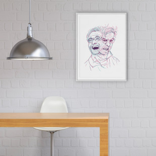 Jürgen by Ronny Heimann - Poster - Illustration von Kloppo