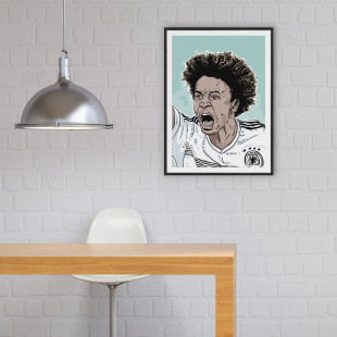 Leroy by Ronny Heimann - Poster - Illustration aus dem Tschutti Heftli zur WM 2018