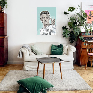 Mesut (2) by Ronny Heimann - Poster