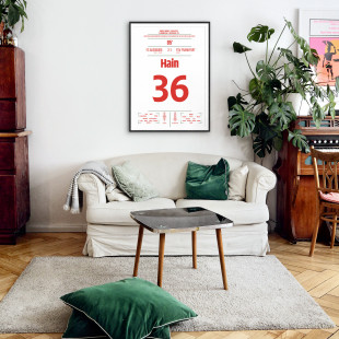 Hain vs. FSV Frankfurt - Moments Of Fame - Posterserie 11FREUNDE SHOP