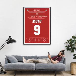 Muto vs. Frankfurt - Moments Of Fame - Posterserie 11FREUNDE SHOP