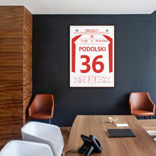 Podolski vs. Gladbach - Moments Of Fame - Posterserie 11FREUNDE SHOP