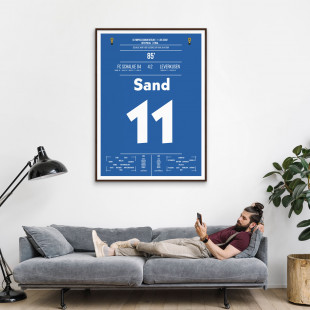 Sand vs. Leverkusen - Moments Of Fame - Posterserie 11FREUNDE SHOP