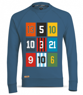HET RUGNUMMER SWEATER (BLUE)