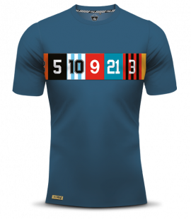 HET RUGNUMMER T-SHIRT (BLUE)