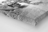 Mit dem Schwamm bei der Tour 1964 als Leinwand auf Keilrahmen gezogen (Detail)