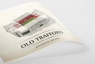 World Of Stadiums: Old Trafford als Poster