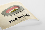 World Of Stadiums: Stadio San Paolo als Poster