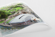 Stadia Art: Millennium Stadium als Poster