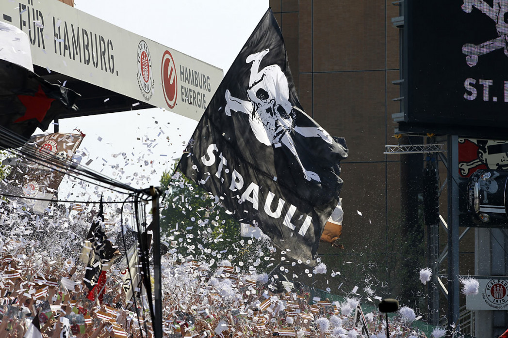 St. Pauli Fankurve - Wandbild