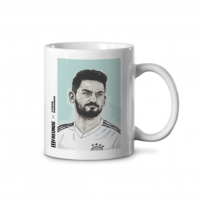 Design-Tasse - 11FREUNDE x Ronny Heimann: Ilkay