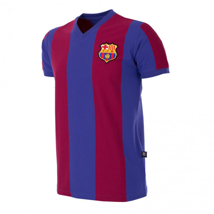 FC Barcelona 1976 - 77 Short Sleeve Retro Football Shirt