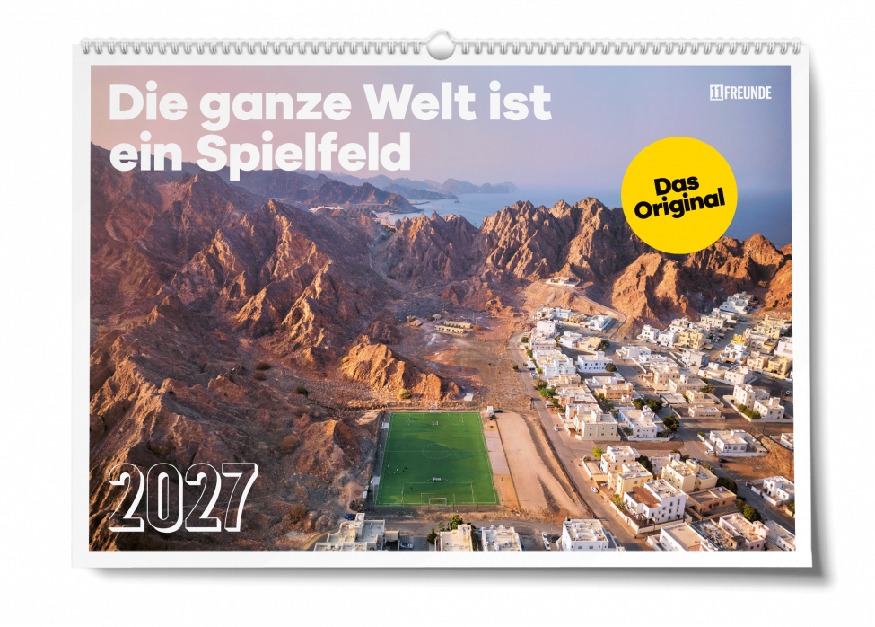 11FREUNDE Wandkalender 2027: Die ganze Welt ist ein Spielfeld