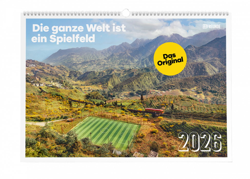 11FREUNDE Wandkalender 2026: Die ganze Welt ist ein Spielfeld