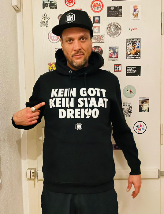 Hoody Kein Gott Kein Staat Drei90