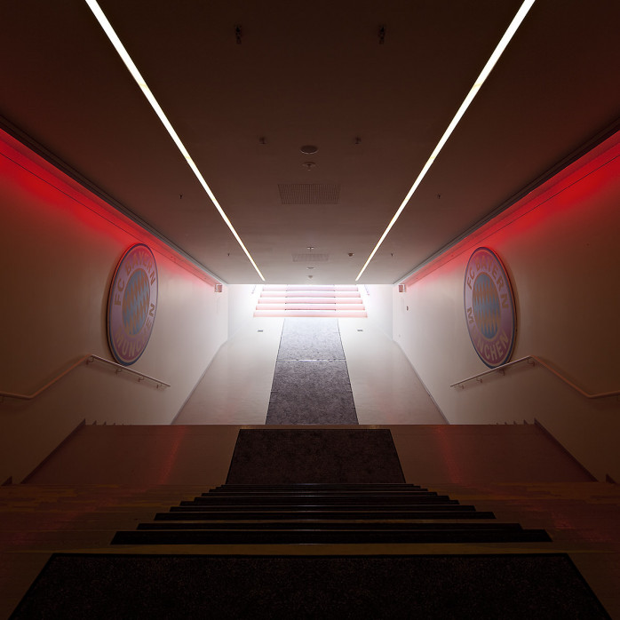 Spielertunnel Allianz Arena - Wandbild